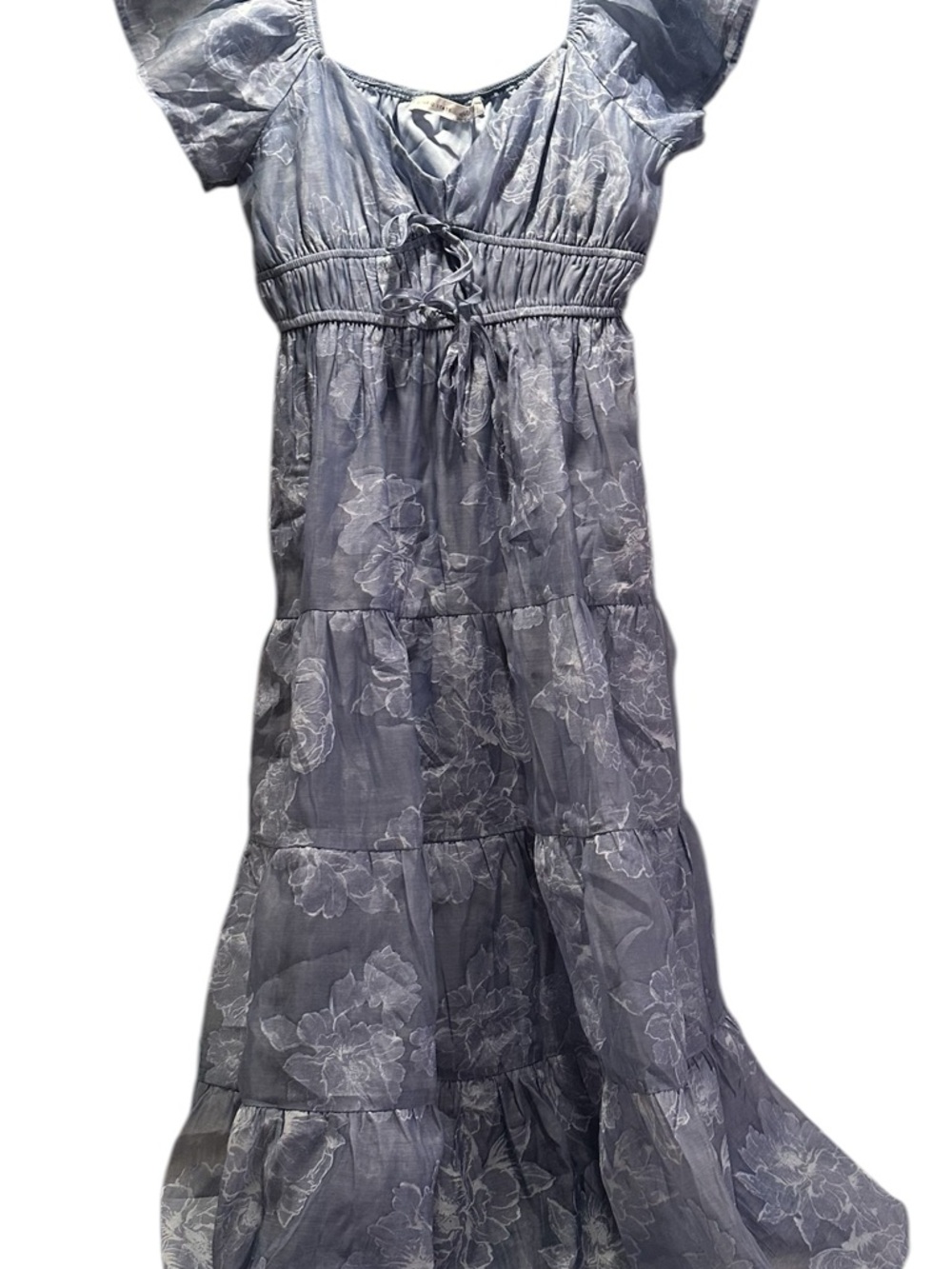 Altar'd State Blue Floral Maxi Dress
